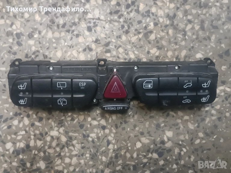панел бутони мерцедес MERCEDES C CLASS SWITCH PANEL 2038211951 , 203 821 19 51 , 3306.470101, снимка 1
