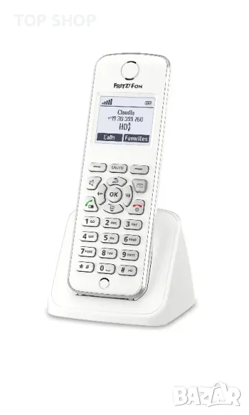 Безжичен DECT телефон AVM FRITZ!Fon M2/HD телефония/мултимедия/международна версия, снимка 1