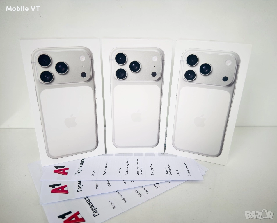 НОВ! iPhone 17 Pro 256GB Silver 2г.ГАРАНЦИЯ!, снимка 1