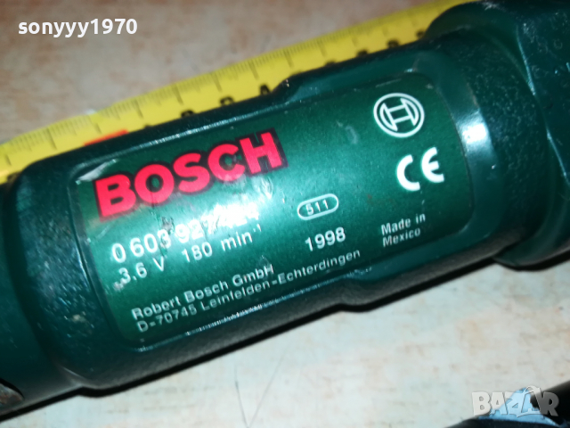 BOSCH PSR3,6VS+BATTERY PACK-GERMANY 1704221304, снимка 14 - Други инструменти - 36482937