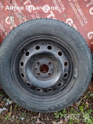 Зимни гуми 185 65 14 с джанти ., снимка 2 - Гуми и джанти - 53168395