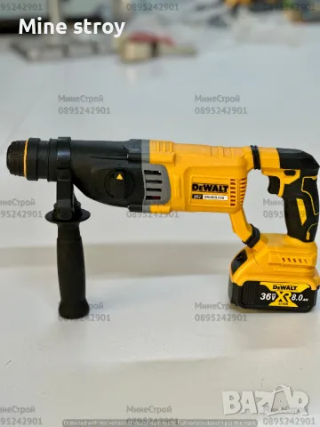 Комплект 4в1 Макита Ъглошлайф Винтоверт Гайковерт и Перфоратор DeWalt, снимка 5 - Други инструменти - 47780299