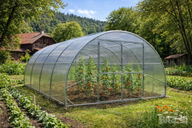 Оранжерия 3х6 с поликарбонат/ безплатна доставка/, снимка 8 - Оранжерии - 53461308