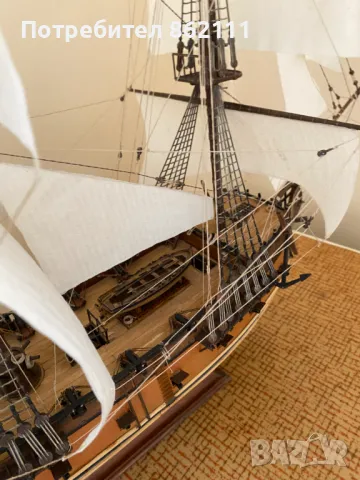 Макет на ветроходен кораб, снимка 6 - Колекции - 48173299