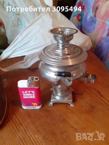 МАЛКО САМОВАРЧЕ. СССР 70те г. НИКЕЛ., снимка 2 - Други - 33373811