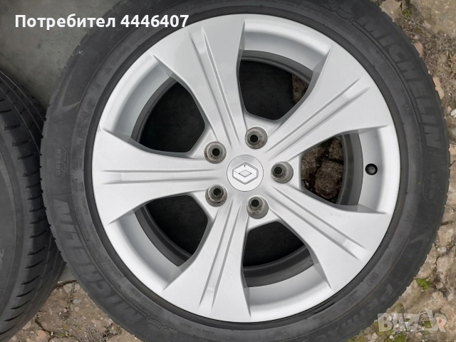 Оригинални джанти 17" 5х114.3 Renault /Nissan, снимка 2 - Гуми и джанти - 52886981
