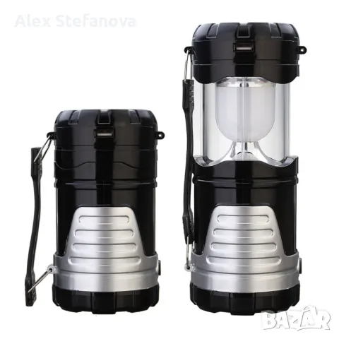 Фенер за излети с диоди и соларно зареждане CAMP LAMPA-10C, снимка 1