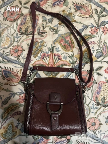 Дамска чанта бордо, снимка 3 - Чанти - 53343363