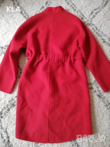 Червено палто/манто Mango, снимка 4 - Палта, манта - 39862667