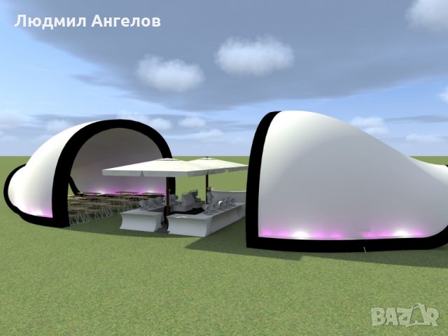Надуваема шатра под наем - 70кв.м, снимка 7 - Палатки - 30636840