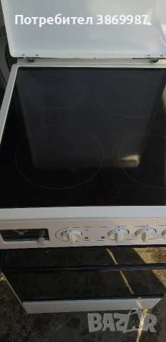 Печка със керамични котлони и вентилатор , снимка 2 - Печки, фурни - 53167278