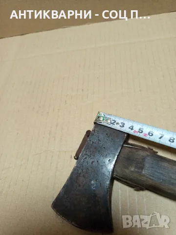 Соц Стара Малка Войнишка Брадвичка Топор., снимка 13 - Антикварни и старинни предмети - 49509576