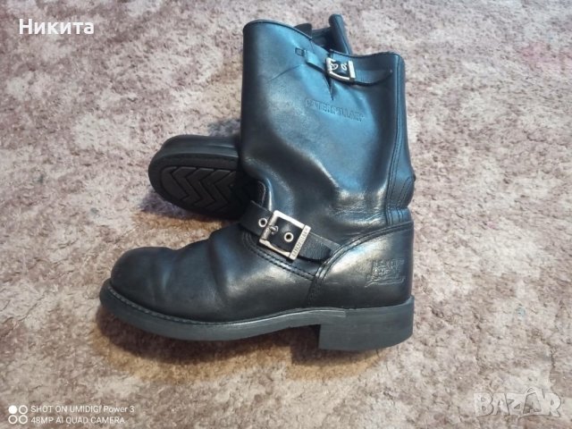 CAT-ботуши от естествена кожа 40 номер, снимка 3 - Мъжки ботуши - 43155454