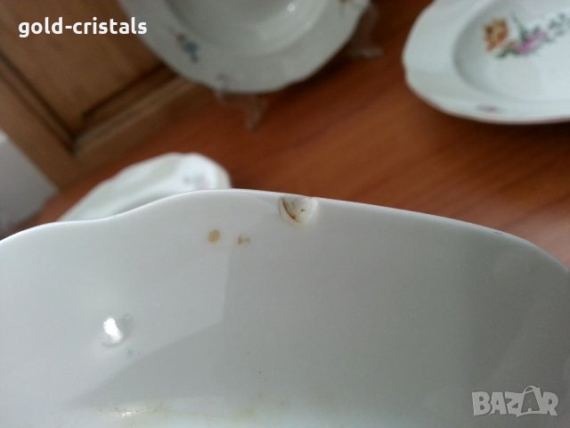 Стар български порцелан чинии , снимка 5 - Антикварни и старинни предмети - 33414006
