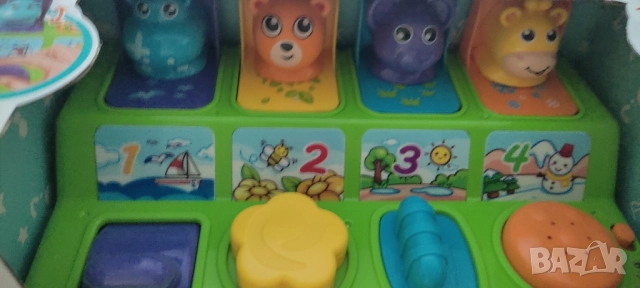 Музикална играчка Playgro + Learn - Изскачащи животни, със светлини , снимка 2 - Образователни игри - 51640271