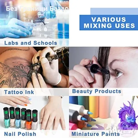 Нов Компактен Смесител за Лаборатории, Гелове и Лакове Вортекс Шейкър, снимка 6 - Други стоки за дома - 47385101