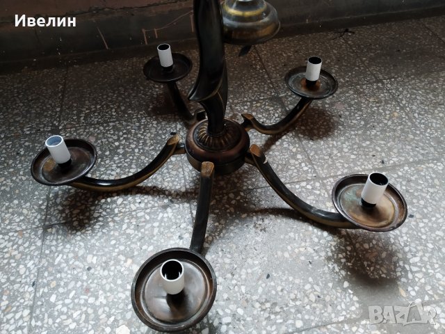 стар бароков полилей, снимка 3 - Полилеи - 28198794