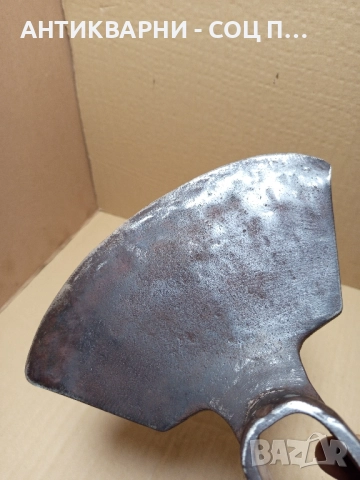 Стара Ръчно Кована Мотика Чапа 0.900кг. Номер 9., снимка 5 - Антикварни и старинни предмети - 51644617