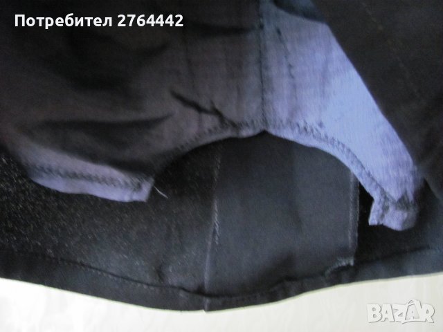 Пола права черна с подплата, снимка 4 - Поли - 36957374