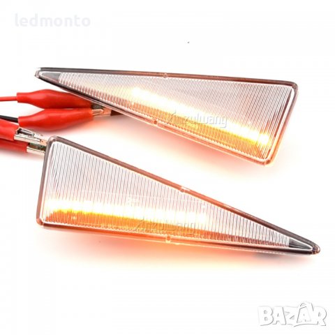 Мигачи кристални бели Рено Мигачи  калник Renault Espace бягащи, снимка 4 - Части - 38246136