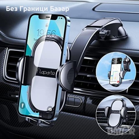 Нов Мощен държач за телефон за автомобила кола / iPhone и Samsung, снимка 1 - Аксесоари и консумативи - 43126331