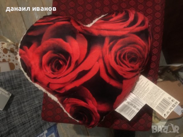 Калъфка плюшена рози -38/38, снимка 1