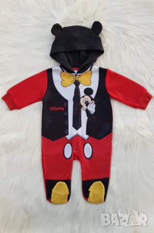 Бебешки ромпър Мики Маус 12-18 месеца , снимка 8 - Бебешки гащеризони - 49633341