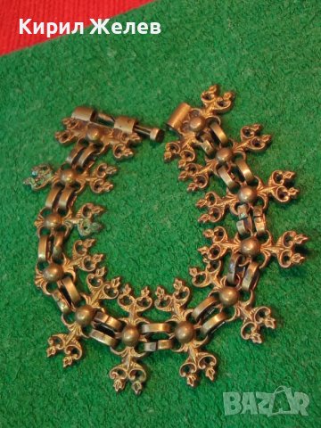 АВТЕНТИЧНА ВЪЗРОЖДЕНСКА БРОНЗОВА ГРИВНА с ЩИФТ РЯДКА МАЙСТОРСКА ИЗРАБОТКА 4963