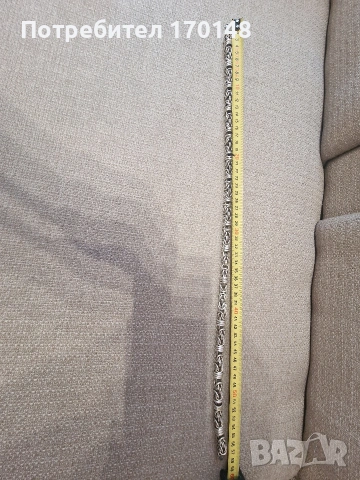 Продавам сребърен ланец кралска плетка, снимка 4 - Колиета, медальони, синджири - 53569350