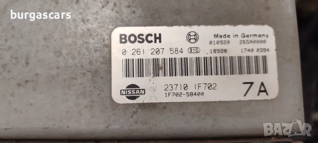 Компютър двигател 23710 1F702 / 0 261 207 584 Nissan Micra 1.0-60к.с. K11 - 100лв, снимка 2 - Части - 49764084