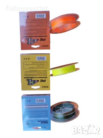 Плетено влакно за лайт спининг 0.03мм и 0.05мм . 150мт / Три цвята, снимка 3 - Такъми - 51253108