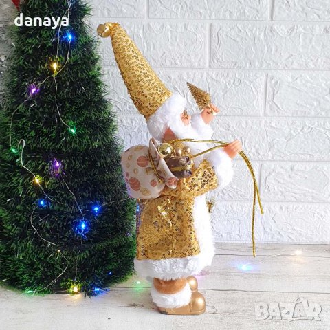 2593 Декоративна коледна фигура Дядо Коледа, 30см, снимка 10 - Декорация за дома - 35415479