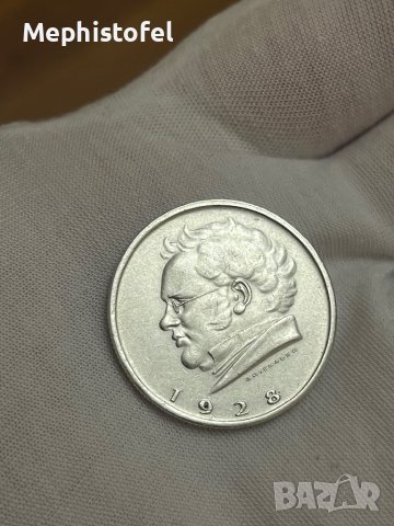 2 шилинга 1928 г, Австрия - сребърна монета, снимка 4 - Нумизматика и бонистика - 44027236