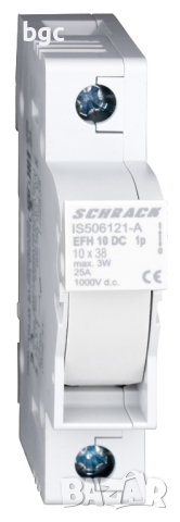 Разединители за Фотоволтаична система 10x38 gPV 1000V DC с бушон за DIN шина , снимка 8 - Друга електроника - 44847708