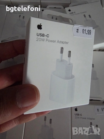 APPLE 20W Оригинален адаптер за бързо зареждане на iPhone, снимка 4 - Оригинални зарядни - 51737374