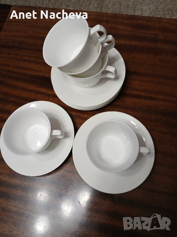 Сервиз за кафе или чай, бял, снимка 3 - Сервизи - 52915047