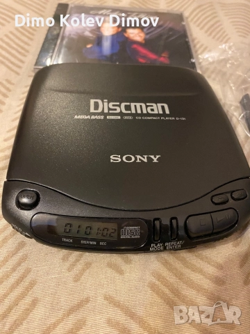 SONY Discman D131 + Чисто нови слушалки и CD Modern Talking 