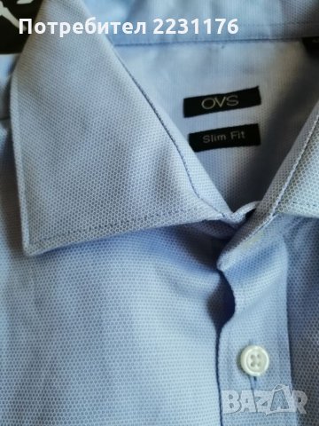 Мъжка риза с дълъг ръкав Ovs  , снимка 2 - Ризи - 26643049