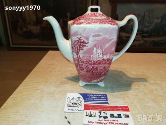 ПОРЦЕЛАНОВ ЧАИНИК ОТ АНГЛИЯ 0411211207, снимка 2 - Антикварни и старинни предмети - 34692035
