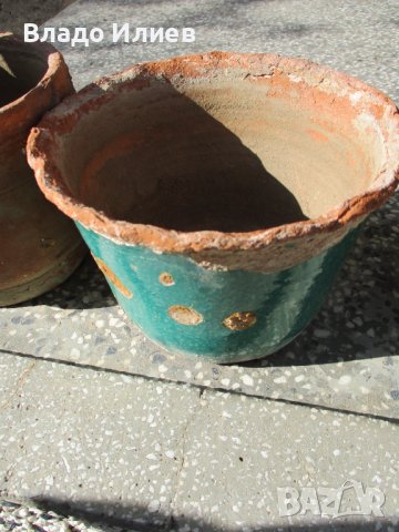 Саксии,сандъчета  и кашпи за цветя керамични и пластмасови употребявани, снимка 16 - Саксии и кашпи - 33150638