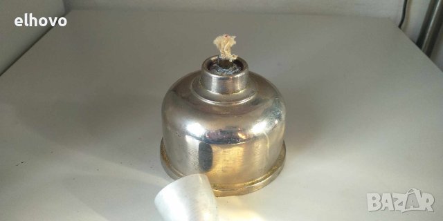 Лабораторна спиртна лампа, спиртник, снимка 4 - Антикварни и старинни предмети - 44026499