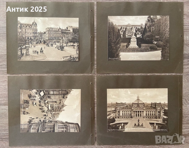 Стари фотографии от Германия, архитектура и забележителности, начало XX век, снимка 10 - Антикварни и старинни предмети - 51451132
