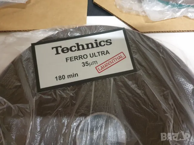 Магнетофонна лента за шпула 26,5 см 
Technics 
35 микрона 
По 50лв./бр., снимка 3 - Декове - 49203217