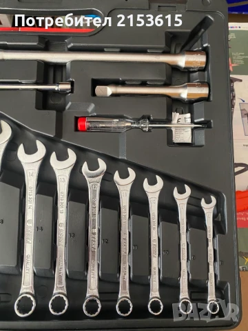 Wurth Zebra 1/4 и 1/2 гедоре гидория 93 части вложки kлючове oтвертки комплект, снимка 5 - Гедорета - 51133343