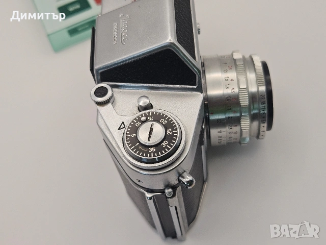 Exa II лентов фотоапарат carl zeiss jena t 1:2,8 f50 ihagee, снимка 11 - Фотоапарати - 53602364