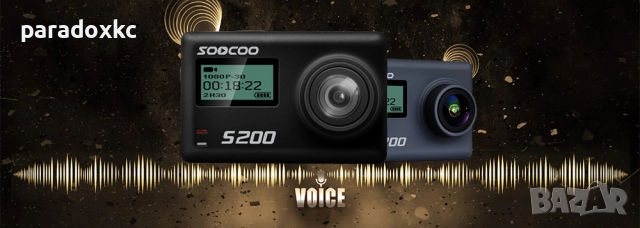 Екшън камера SOOCOO S200 4K WiFi, снимка 7 - Камери - 52369622