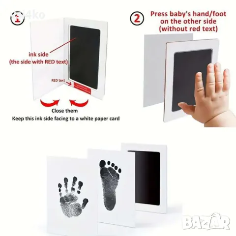 Комплект за отпечатък на бебе, снимка 6 - Други - 49288441