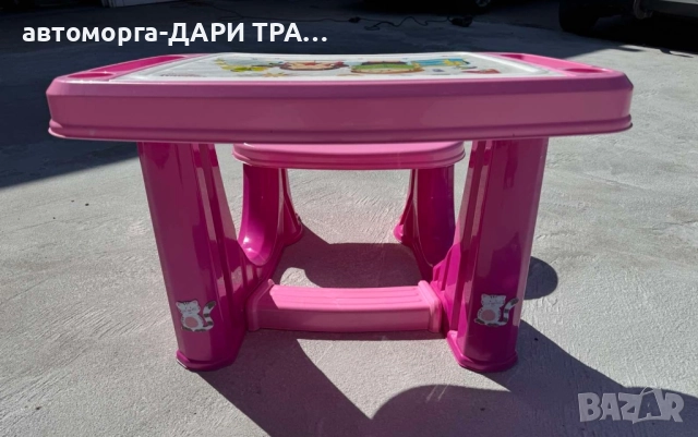 Детски чин - розов, снимка 4 - Играчки за стая - 51819840