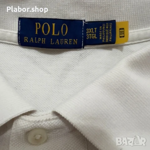 Мъжка тениска с яка Polo Ralph Lauren, размер 4XL, снимка 4 - Тениски - 51081926
