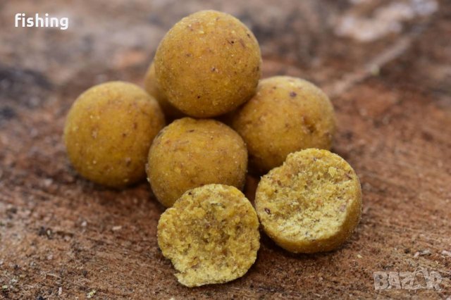 Топчета DB Big Fish Sweet Tiger & Corn Boilies 5кг, снимка 2 - Стръв и захранки - 33098767